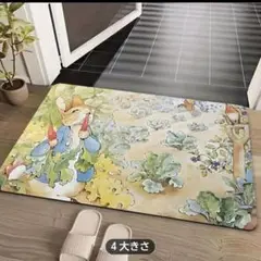 新品未使用品　ピーターラビット　キッチンマット　玄関マット