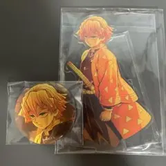 劇場版 鬼滅の刃 無限城編 キービジュアル アクリルスタンド缶バッジ セット善逸