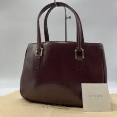 極çŸåâšLOEWE ããŒãããã° ã¢ãã°ã©ã ãã«ã㌠ã¬ã¶ãŒ è©ãã
