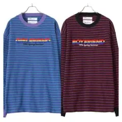 DAIRIKU Couple Border Embroidery Tee 2枚