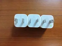 純正Apple iPhone USB コンセントプラグACアダプタ（3個セット）