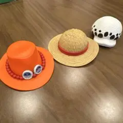 ワンピース 帽子コレクション エース ルフィ トラファルガーロー