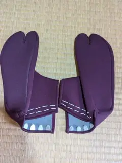 紫色 五本指 足袋 21-22.5cm