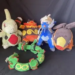 【ポケモン】ピカチュウ　ヨーギラス　ぬいぐるみ　マクドナルド　計4体セット ポケモン】ピカチュウ ヨーギラス ぬいぐるみ マクドナルド 計4