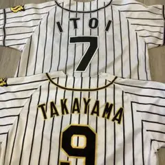 阪神タイガース　糸井嘉男　高山俊　ユニフォーム　Mサイズ