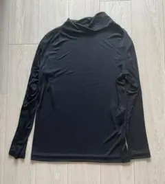 Issey Miyake トップス/ハイネック/長袖/黒/新品