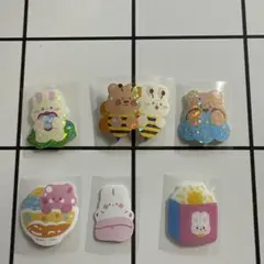 カラフル動物アイスクリームステッカーセット