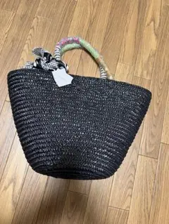 新品 UNBILLION かごバッグ ビーズ タッセル付き アンビリオン