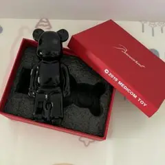 バカラ　ベアブリック　ピアス ホワイト】バカラ×ベアブリックSV コラボピアス