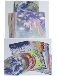 デザインペーパー 大量バラ売り 500枚セット②