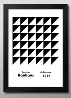 15959■ポスター アート 絵画『バウハウス　BAUHAUS』A3 マット紙