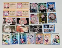 スパイファミリー　名刺　ステッカー　アーニャ　ロイド　ヨル　まとめ売り
