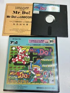 X68000 Mr.Do! Mr.Do! vs UNICORNS