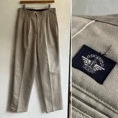 90S USA製 DOCKERS ツータックチノ チノパン ドッカーズ カーキ