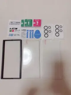 Androidガラスフィルム　スマホフィルム　ガイド枠付き