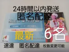 zf匿名配達 常磐興産 株主優待券 スパリゾートハワイアンズ入場券6