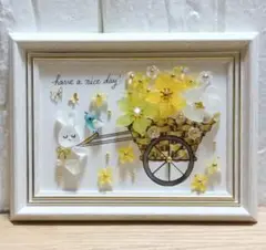 秋のお花を運んできたよ♡＊シーグラスアート