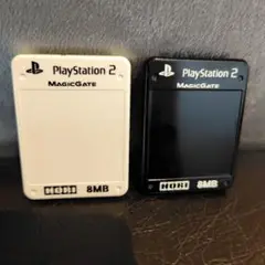 PS2 メモリーカード 8MB ２枚【動作読み込みOK】日本製