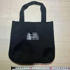 Champion ブラック トートバッグ