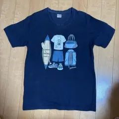 SANTA WORLDメンズ　紺Ｔシャツ