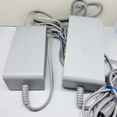 2001 2個セット WiiU 純正 ACアダプター 充電器 配線破れなし
