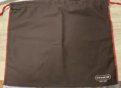 COACH ブラウン　保存袋　巾着