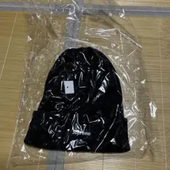 25ss Supreme Overdyed Beanie Black ビーニー