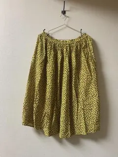 札幌古着屋　イエローフラワースカート