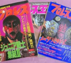 【ムタ表紙3冊セット】「プロレス王国」2冊+「爆闘プロレス」