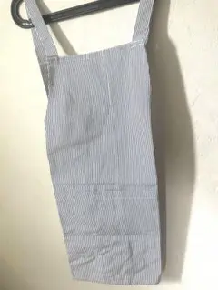 新品 簡単着脱 エプロン ミニエプロン ストライプ