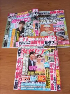 週刊女性　女性セブン　3冊セット