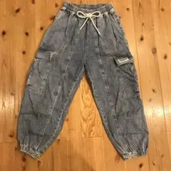 ラブトキシック　ジーンズ　デニム　カーゴパンツ デニム Sサイズ　140