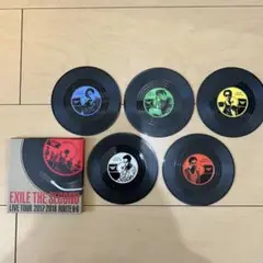 EXILE THE SECOND レコード型コースター5枚