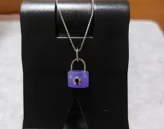 パドロックモチーフ ネックレス シルバー925 南京錠