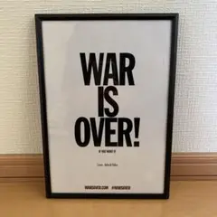 war is over ポスター　IKEA イケア　フレームセット