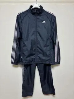 アディダス　セットアップ　ネイビー　90s シャカシャカ　上下セット　ジャージ