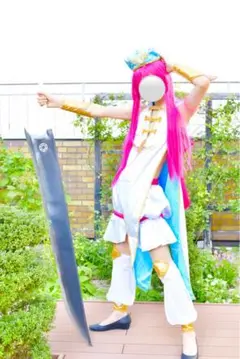 マギ　紅覇　コスプレ　衣装　ウィッグ　フルセット Amazon.co.jp: マギ 練紅覇 れんこうはコスプレウィッグ風 : ホビー