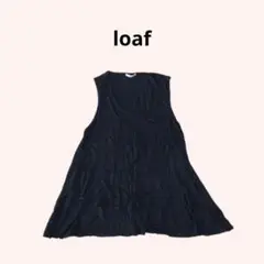 loaf ロフ ダメージ加工 タンクトップ ノースリーブ トップス