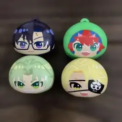 カラフルピーチ びっくらたまご つむまる バスボム マスコット　4点