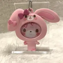 【匿名配送】サンリオ　フォトバッチ付きマスコット　ぼんぼんりぼん