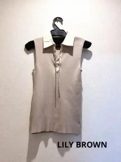 LILY BROWN ノースリーブ　トップス