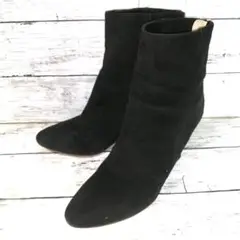 jimmy choo ショートブーツ スウェード ウェッジヒール