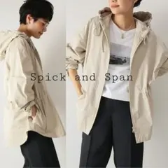 Spick and Span CO/PE ルーズフーディーブルゾン マウンテン