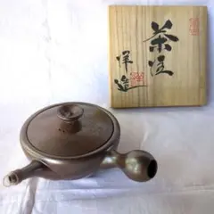二代酔月　無形文化財認定作品　瓢形千乱文急須　萬古　昭和48年　メ049 2025年最新】萬古 酔月の人気アイテム - メルカリ