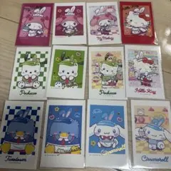 サンリオ トレカセット キティ マイメロ シナモン ポチャッコ タキシードサム