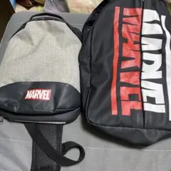 MARVEL リュックサック 黒とグレー