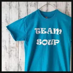 アメリカ古着　半袖Tシャツ　Hanes　M　スカイブルー