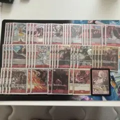 ワンピースカードゲーム　赤シャンクス　デッキ➕スリーブとおまけ付き