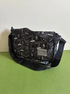 スヌーピー コミック柄 ショルダーバッグ