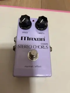 maxon cs505　コーラス　松本孝弘　B'z　中古　エフェクター maxon cs505 コーラス 松本孝弘 B'z 中古 エフェクター - メルカリ